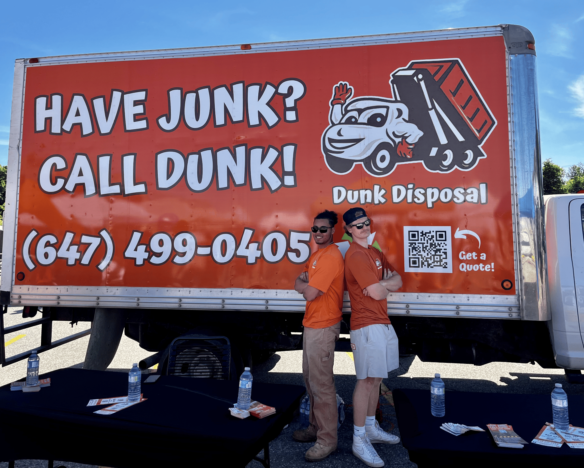 Dunk Disposal Facebook ad: Junk Removal As Low As $129 CA