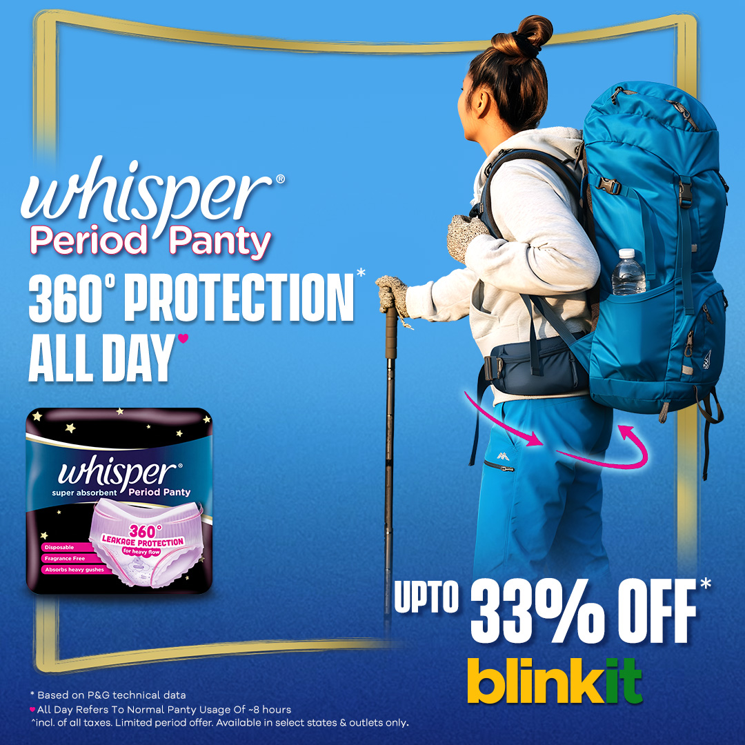 vaishh_acharya Facebook ad: Whisper Period Panty