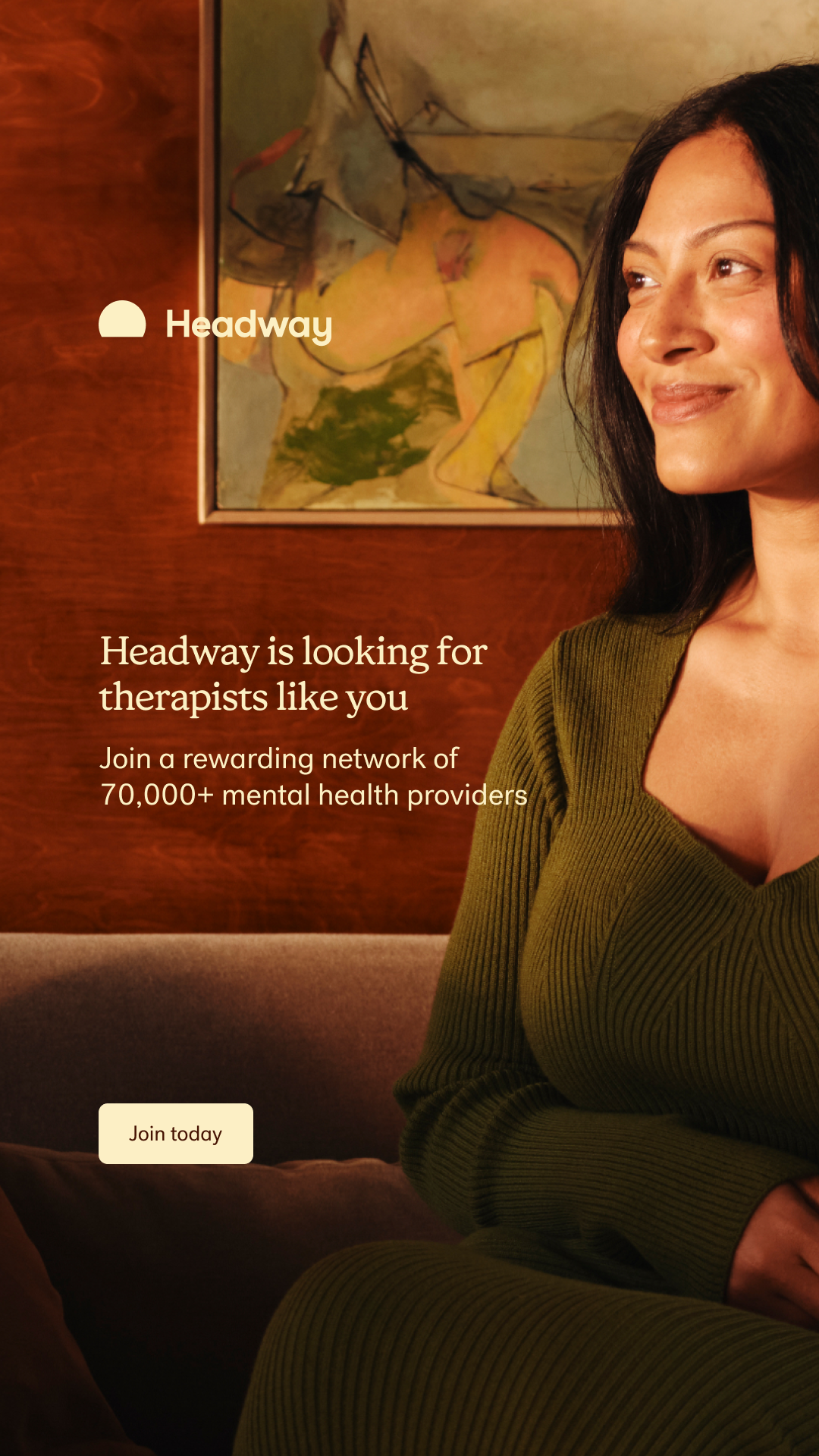 Headway Facebook ad
