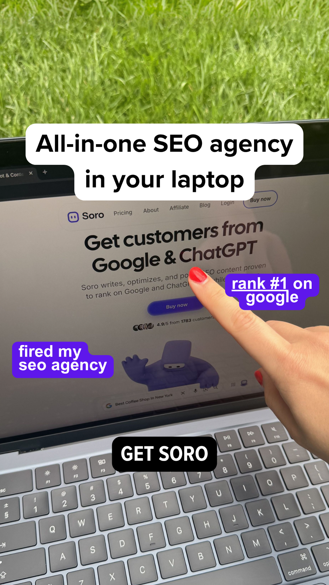 Soro SEO Facebook ad