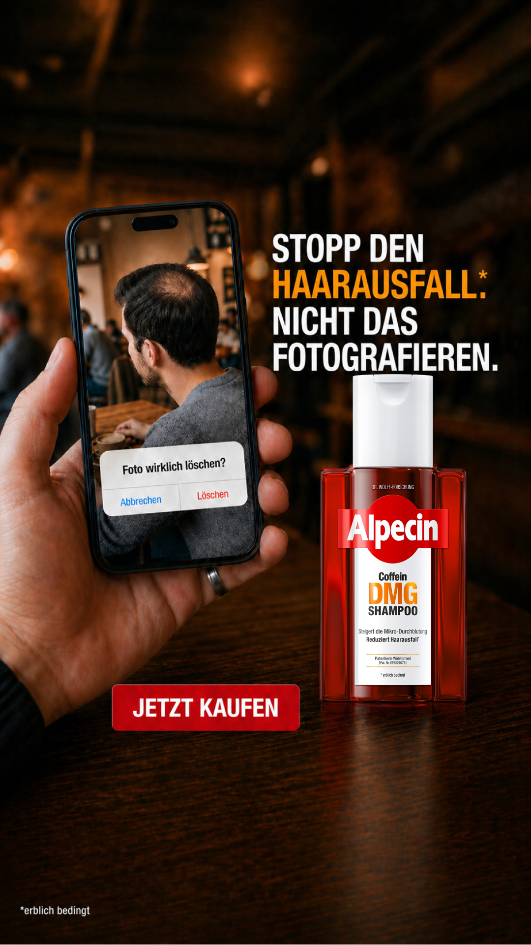 Alpecin Facebook ad