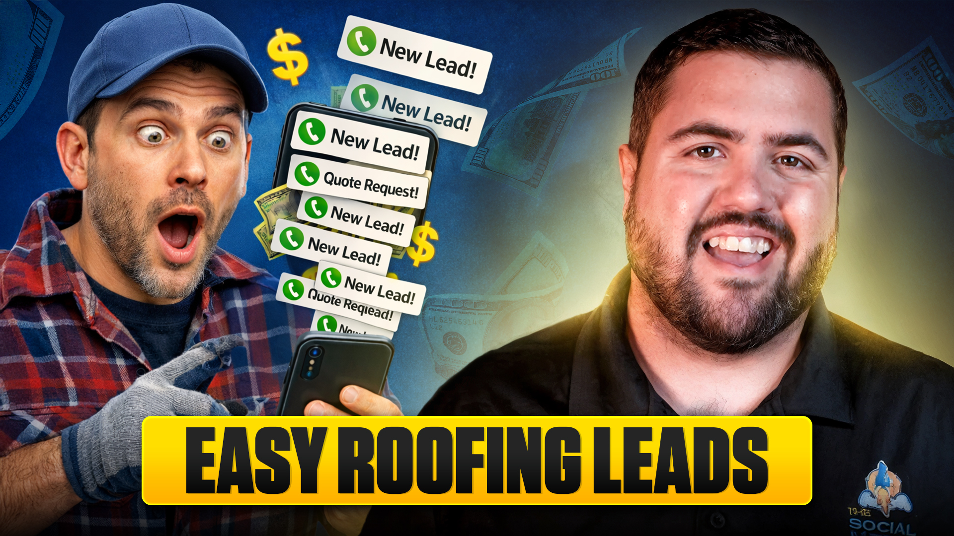 Sean Houchins Facebook ad: Get More Roofing Leads