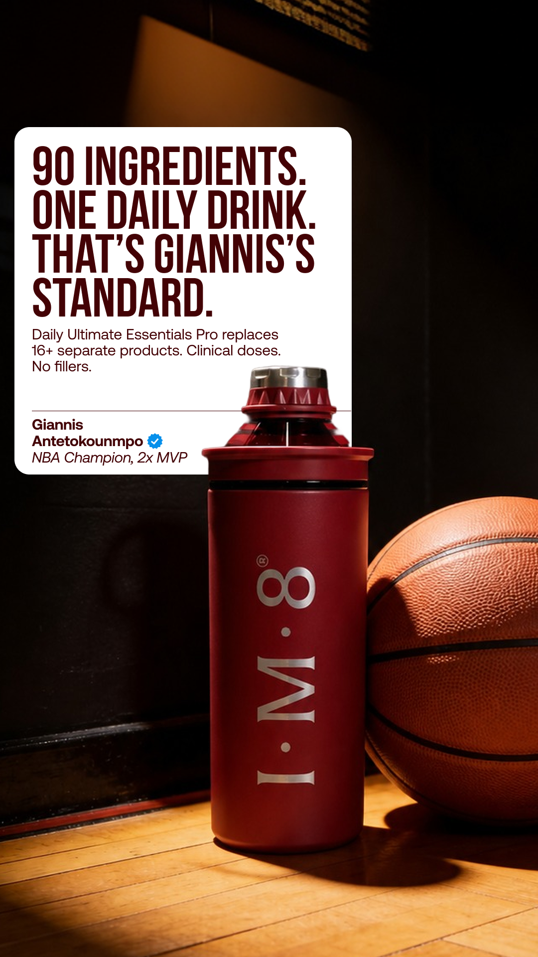 Giannis Antetokounmpo Facebook ad