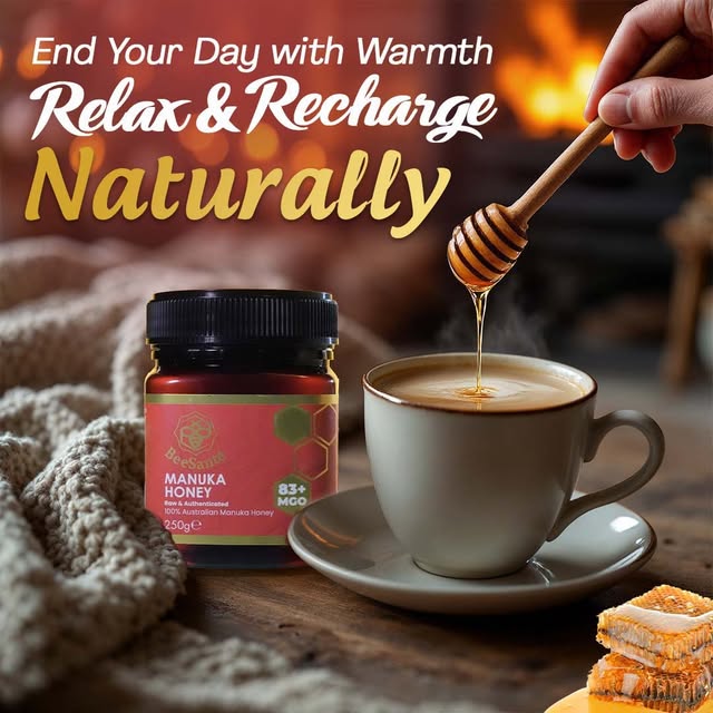 Beesante Facebook ad: Experience Nature's Finest with Beesante Manuka Honey!