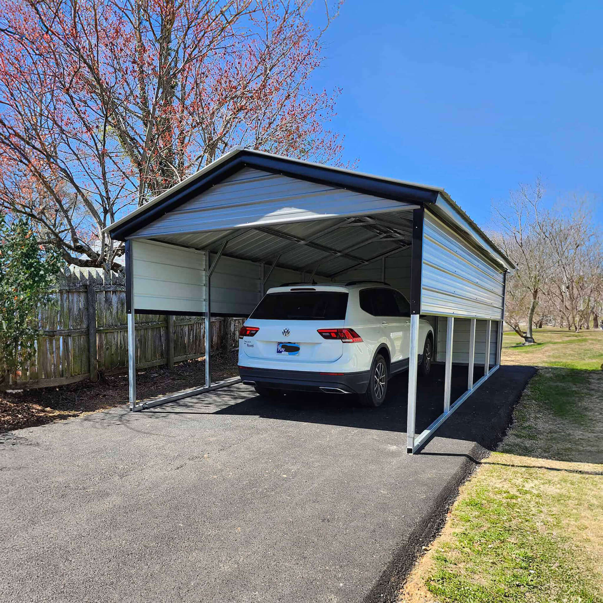 Alan's Factory Outlet Facebook ad: Alan's Factory Outlet carports and metal garages with…