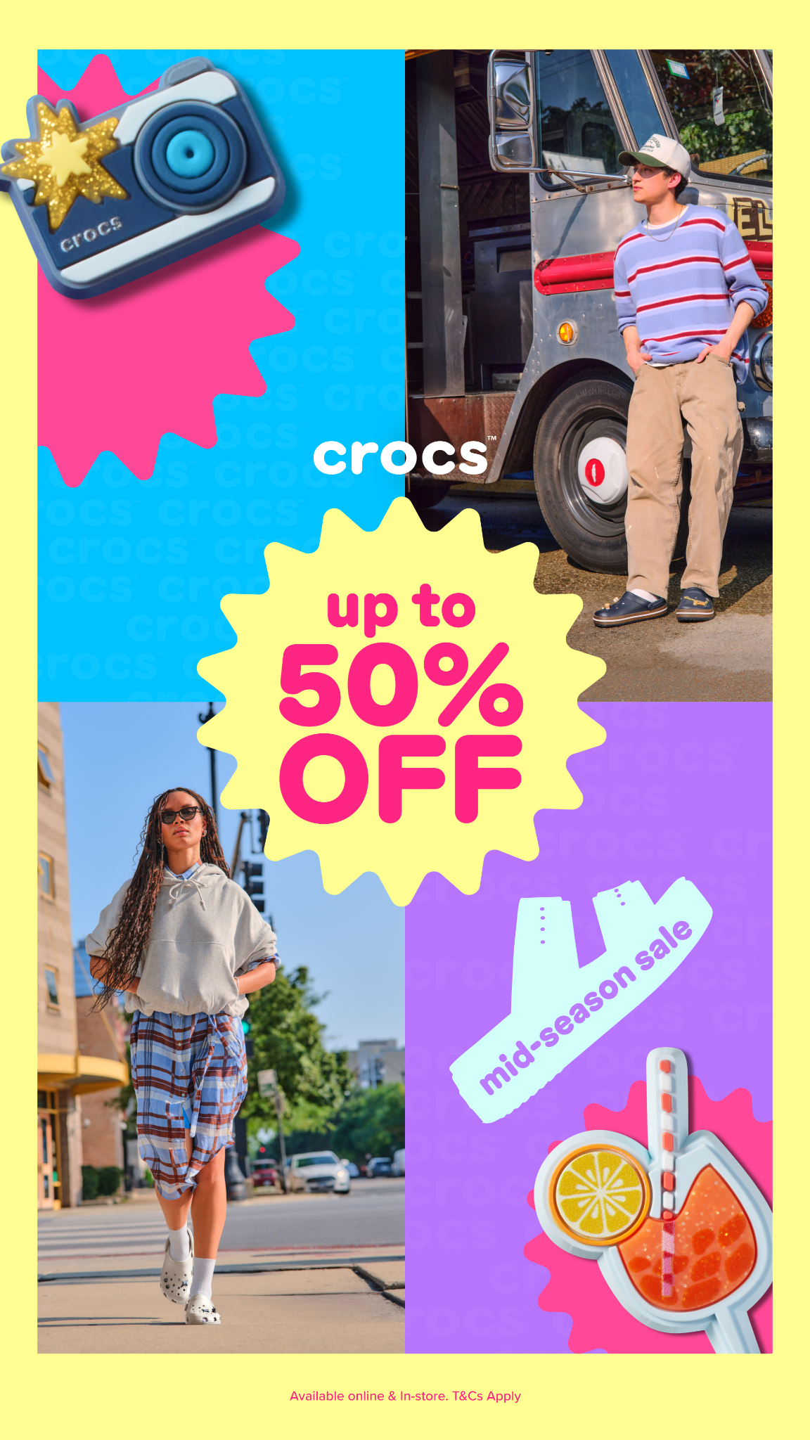 Crocs Facebook ad