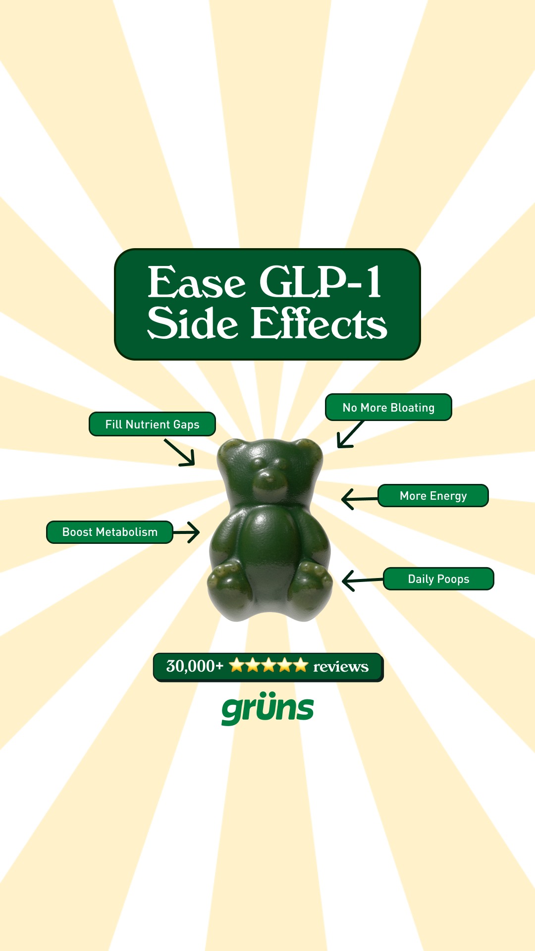 Grüns Facebook ad