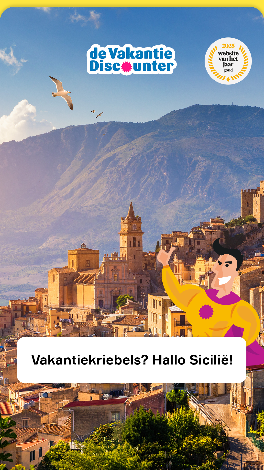 de VakantieDiscounter Facebook ad