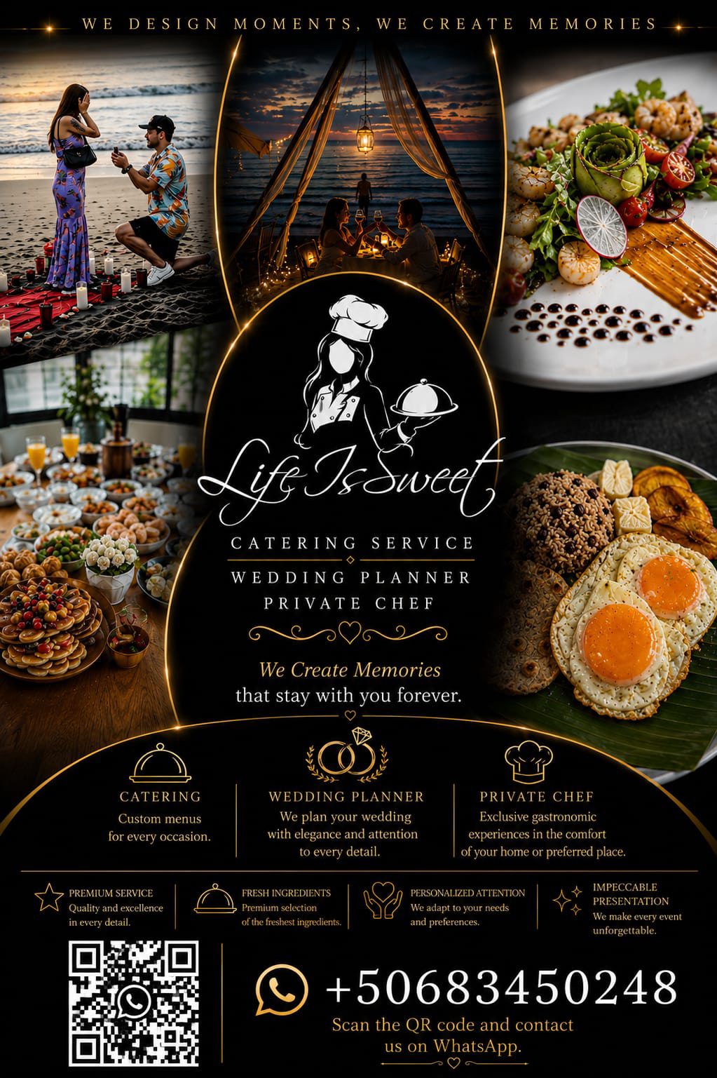 Life is Sweet Catering Service Facebook ad