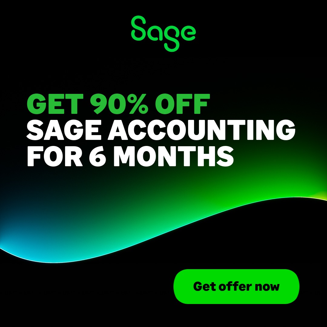 SmallBusiness.co.uk Facebook ad: Get 90% off Sage Accounting for 6 months