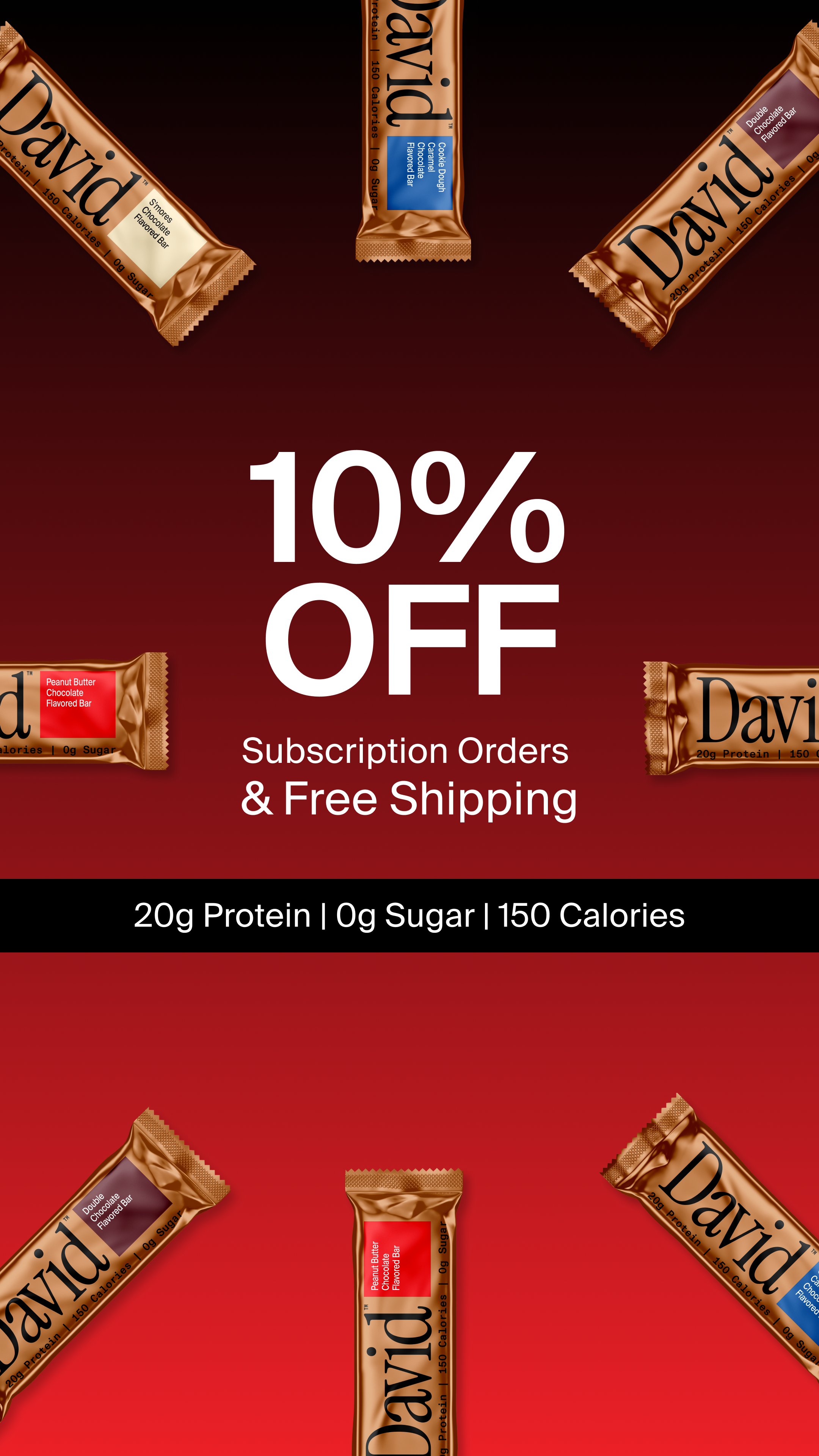 David Protein Facebook ad