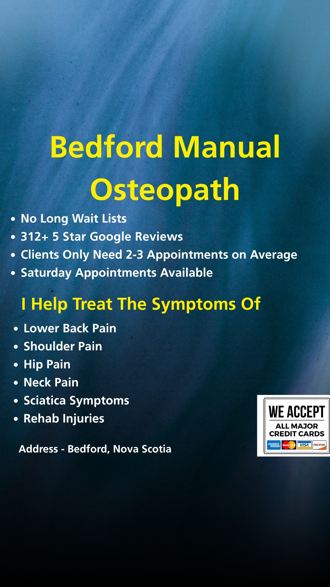 Thomas Williams Osteopathy Facebook ad
