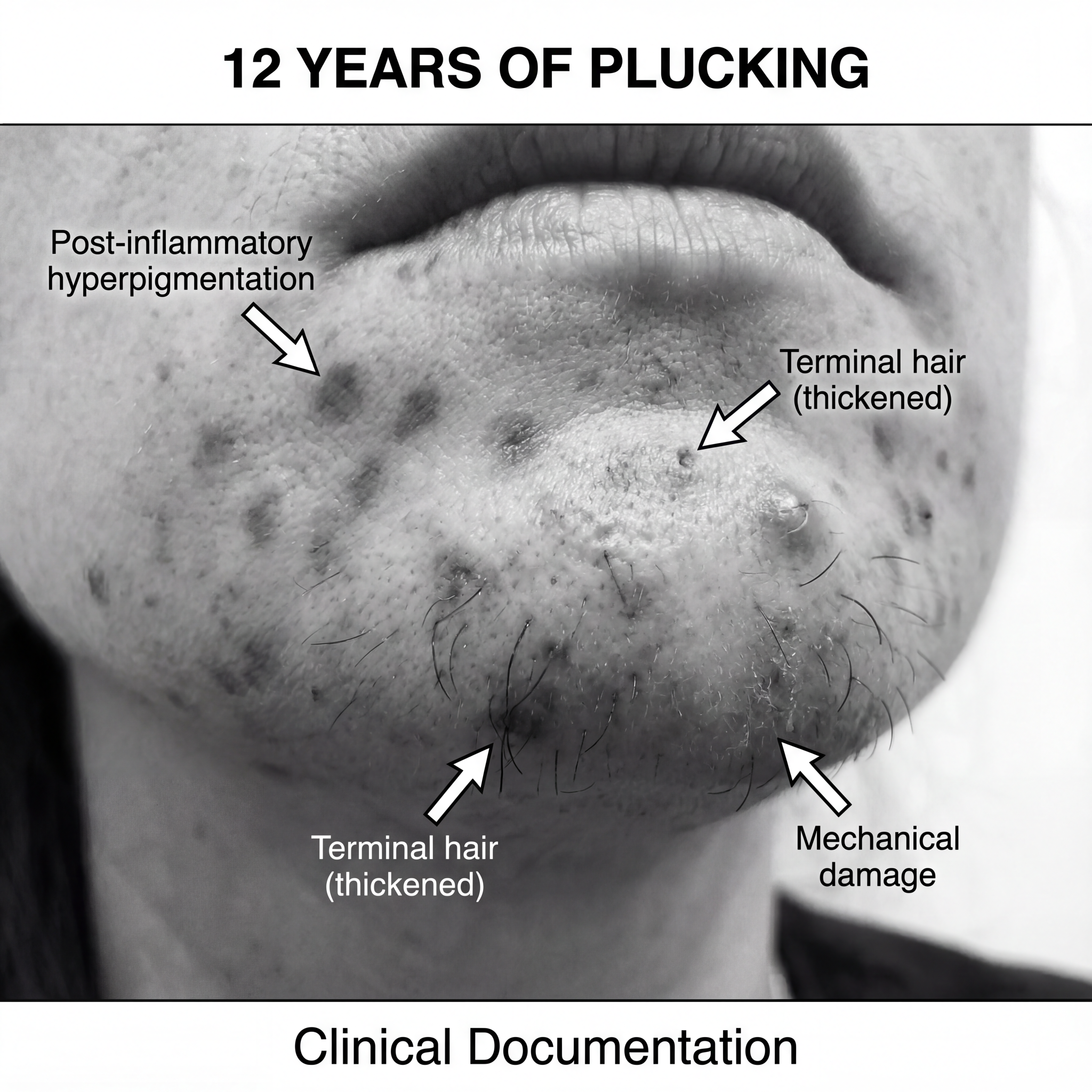 Daily Renewal Facebook ad: Read this if you're plucking your face daily