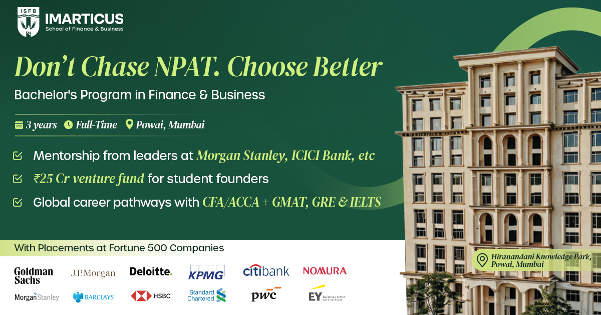 Imarticus School of Finance & Business Facebook ad