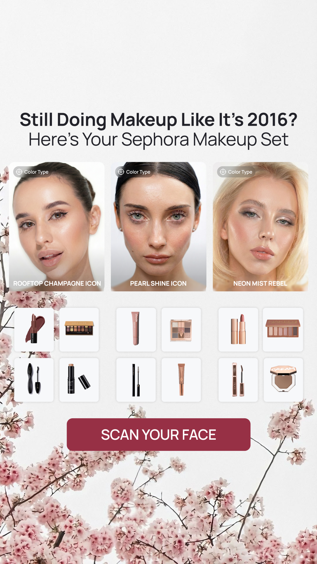 Beauty Transformation Program Facebook ad