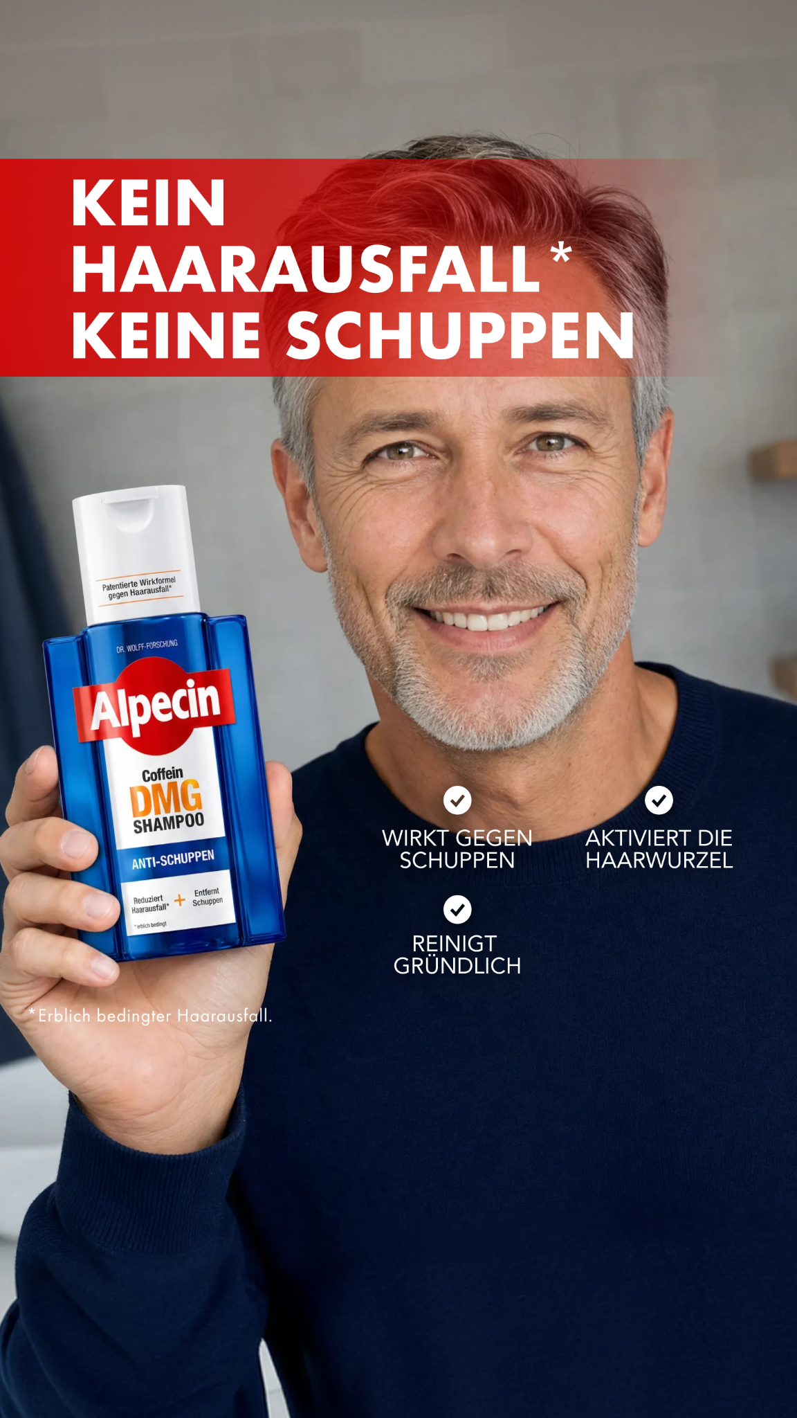 Alpecin Facebook ad