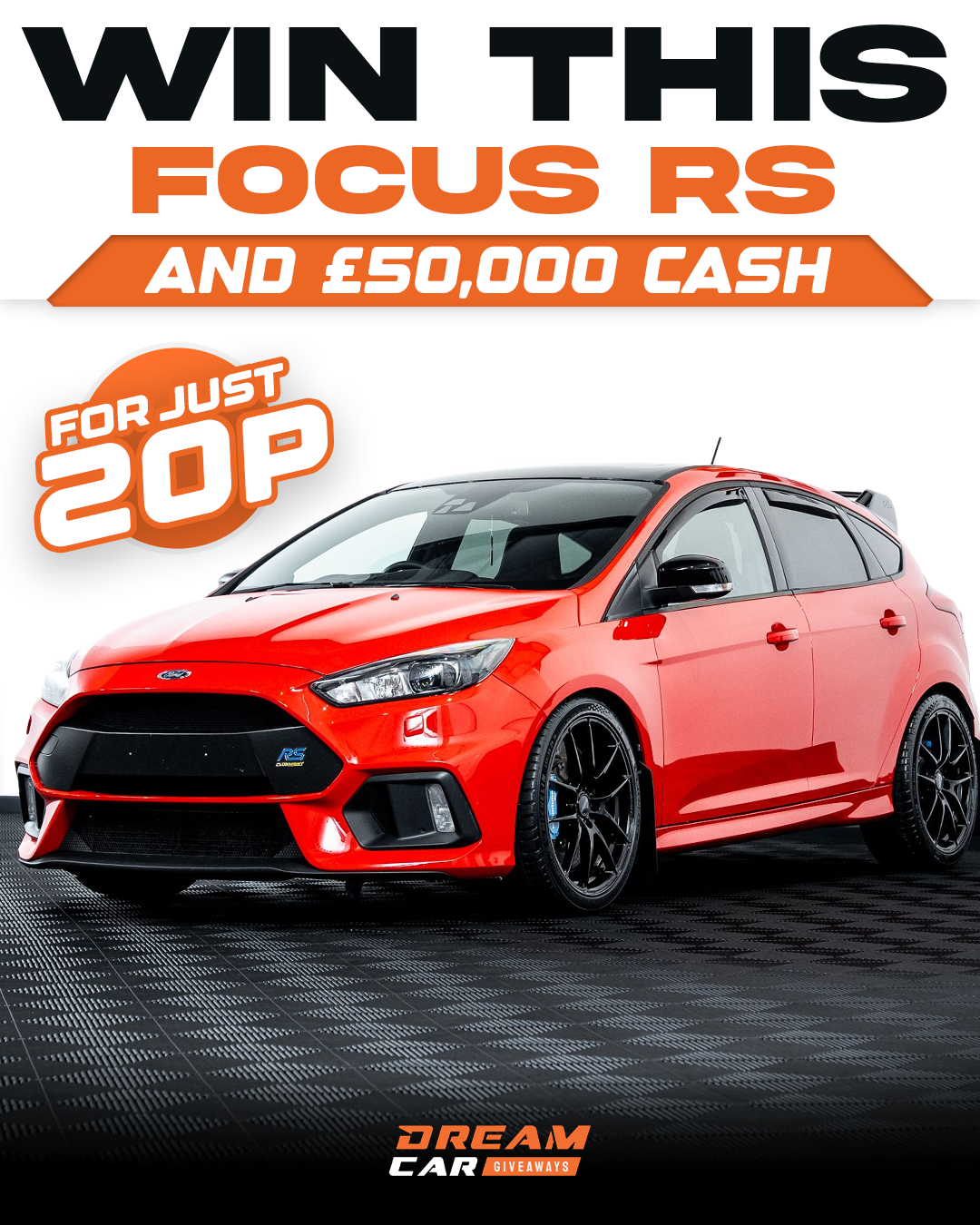Dream Car Giveaways Facebook ad