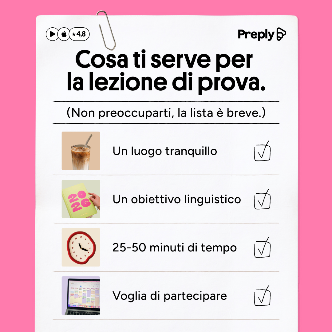 Preply Facebook ad