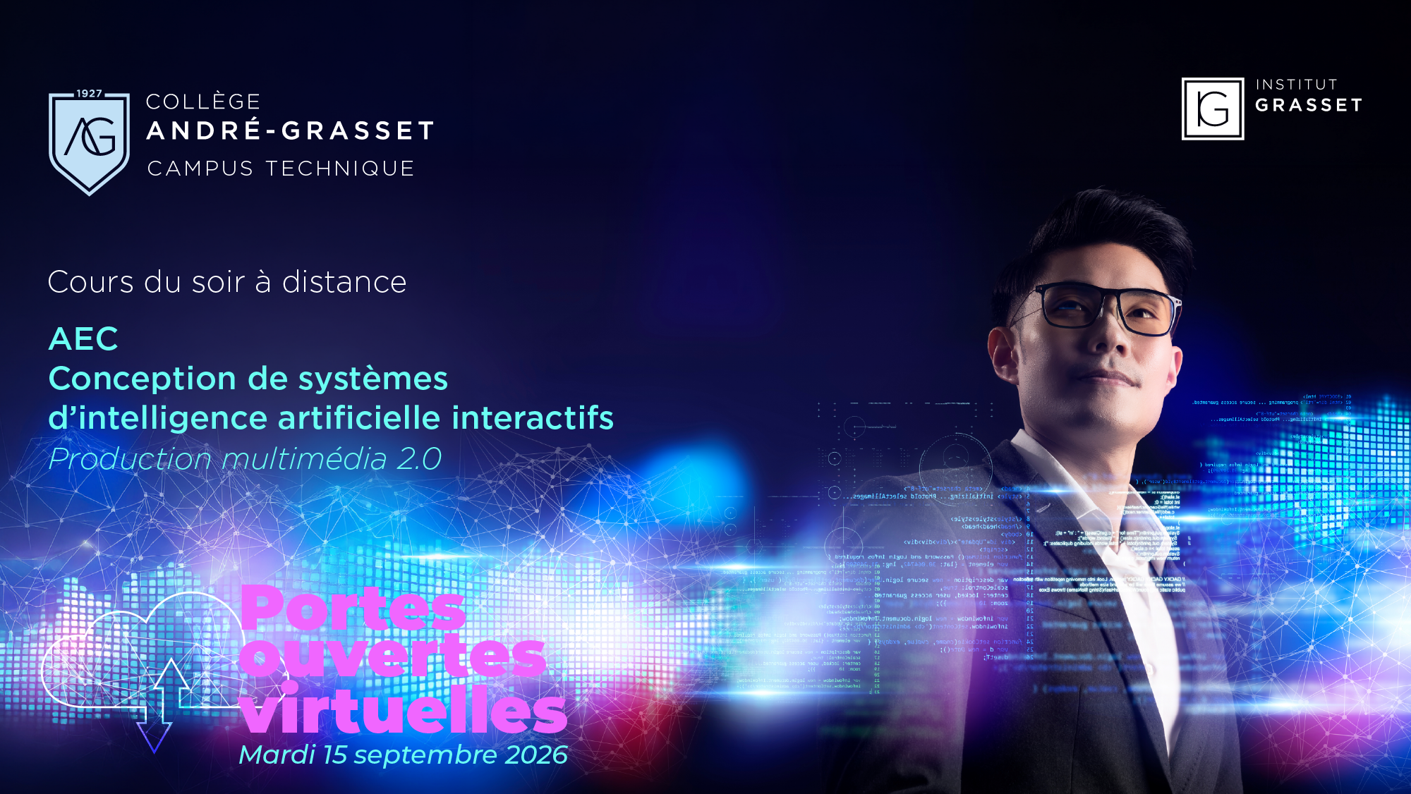 Institut Grasset Facebook ad: Formation aux adultes