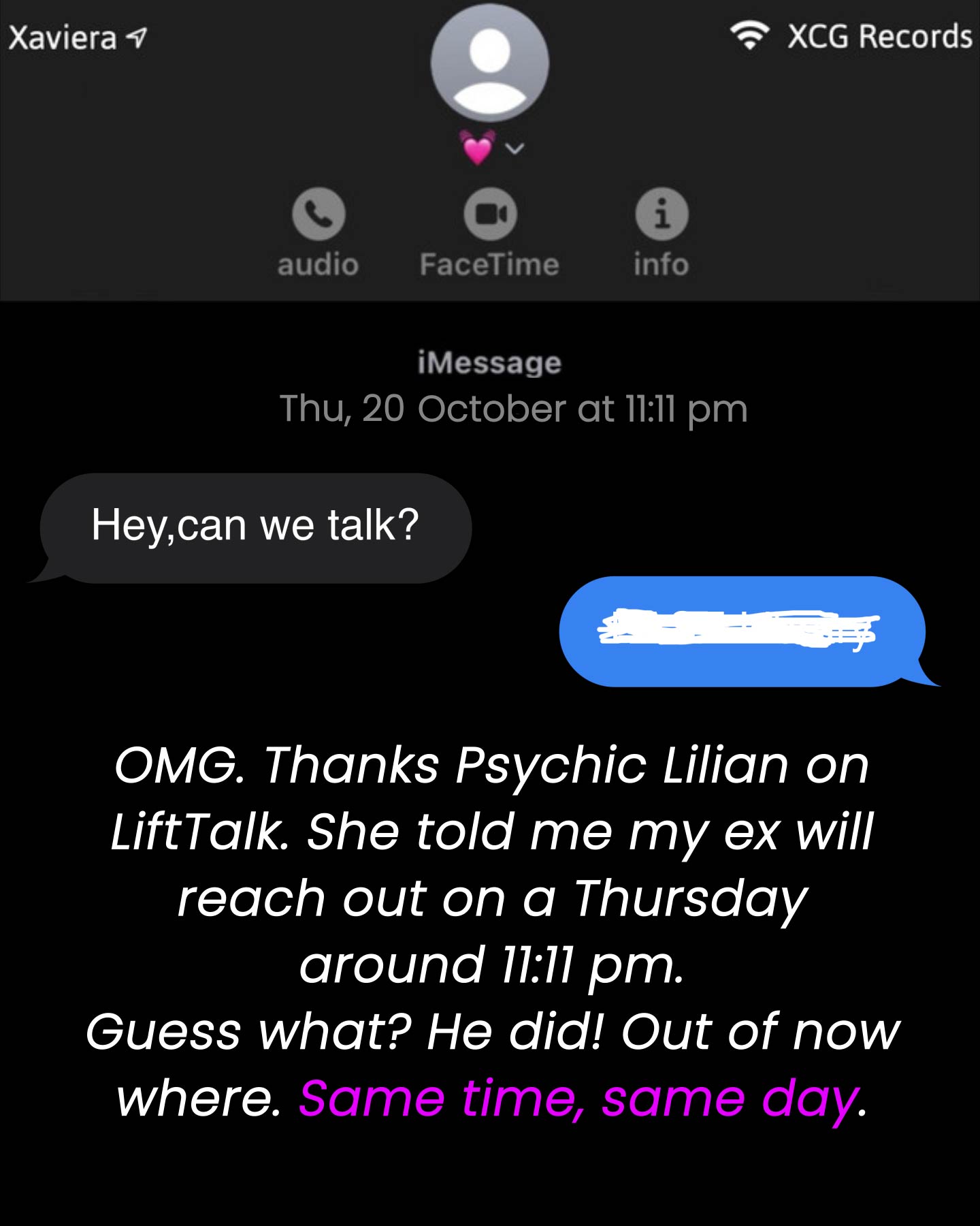 LiftTalk Facebook ad