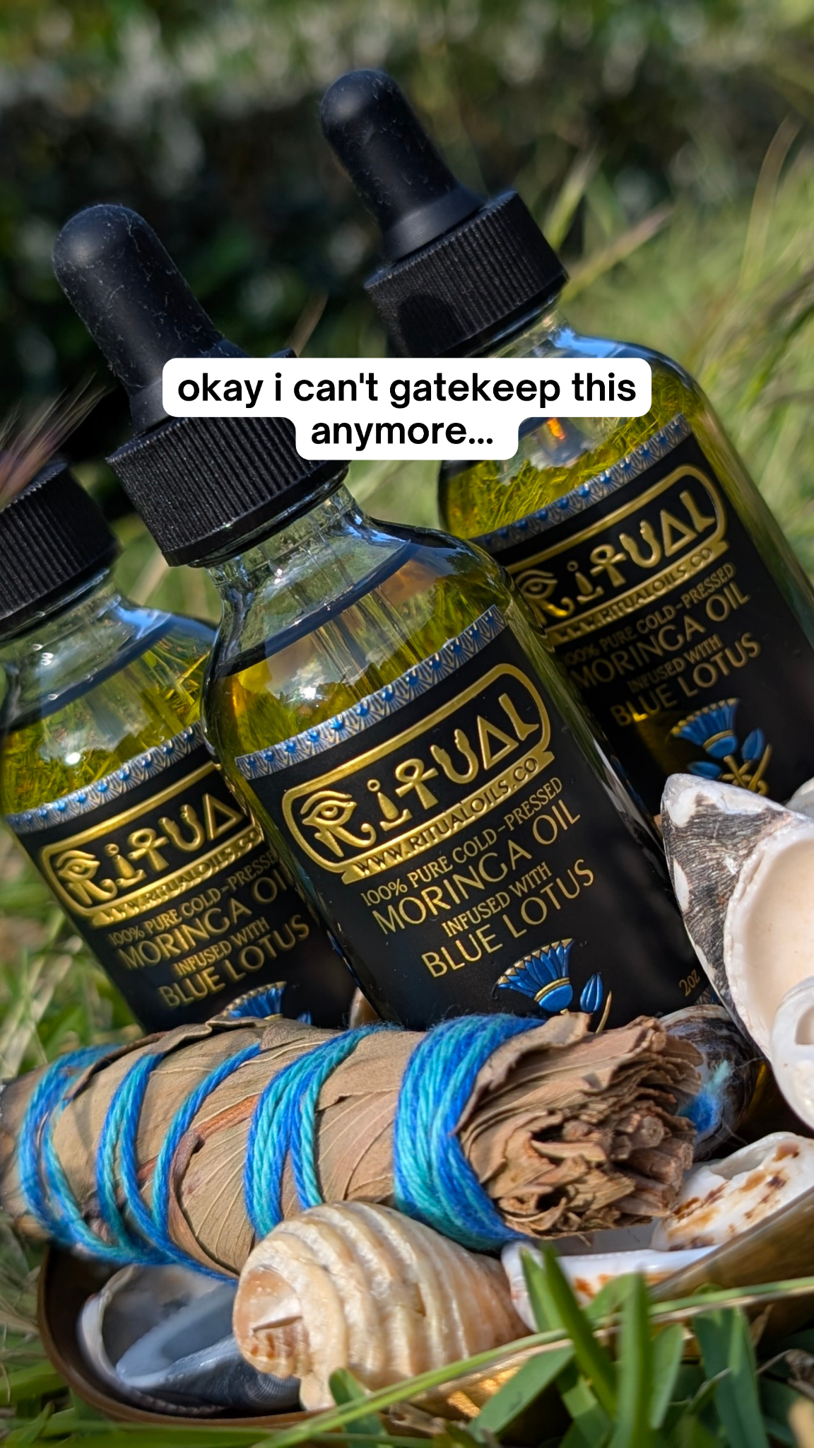 Ritual Oils Facebook ad