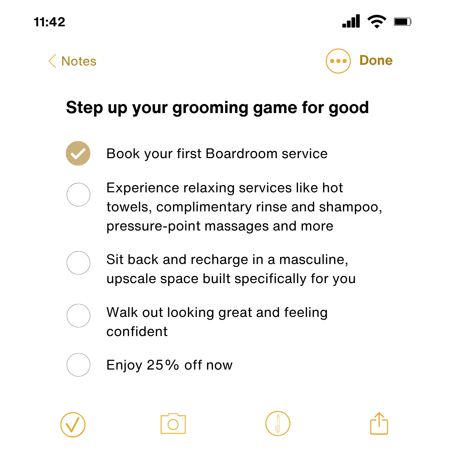 Boardroom Salon For Men Facebook ad from Mar 4, 2026