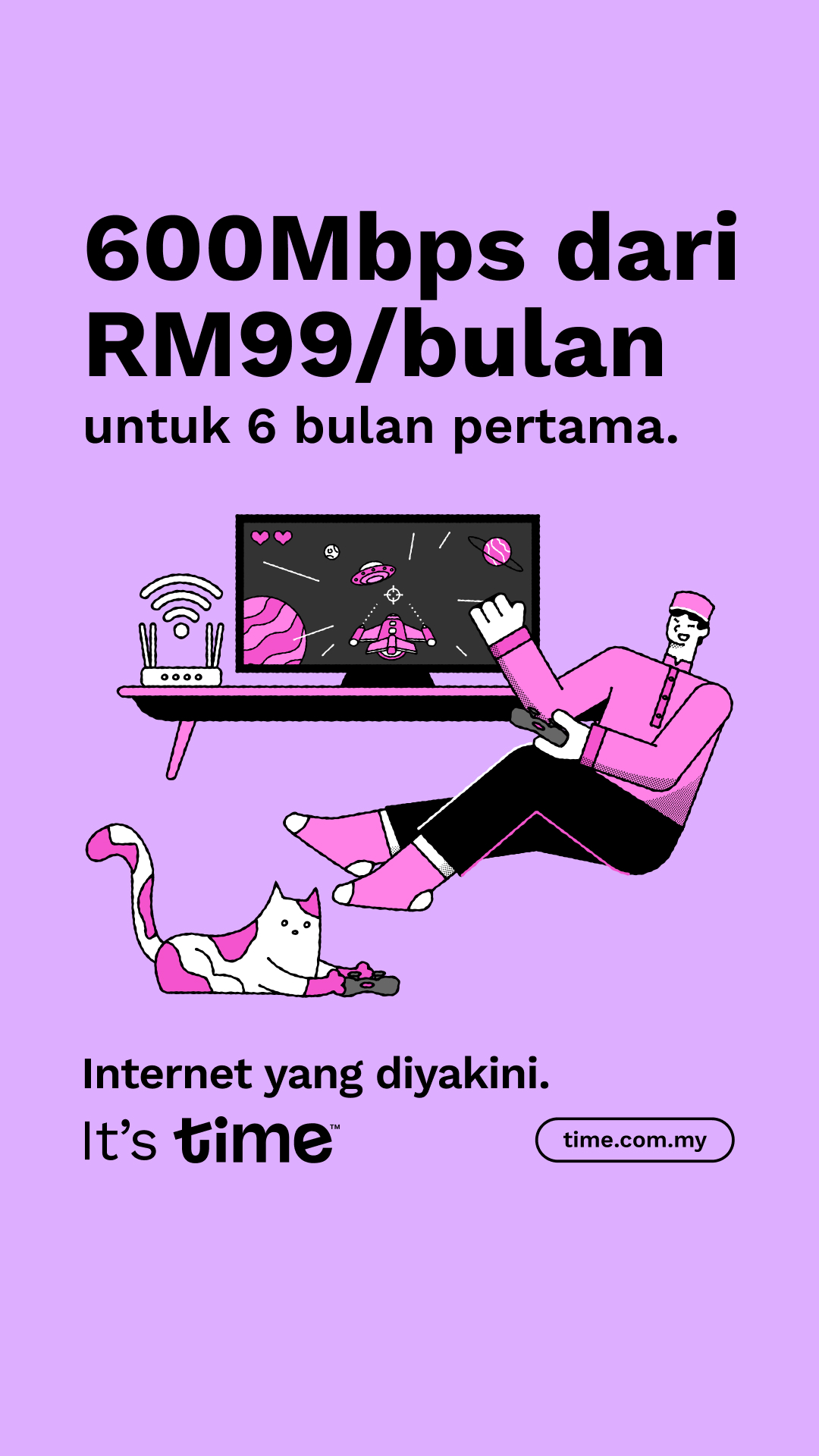 Time Internet Facebook ad