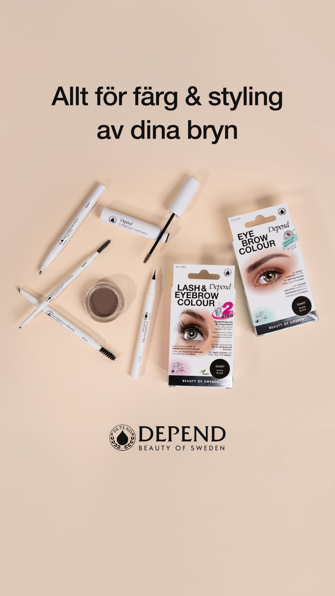Depend Cosmetic Facebook ad: Vakna sommarredo