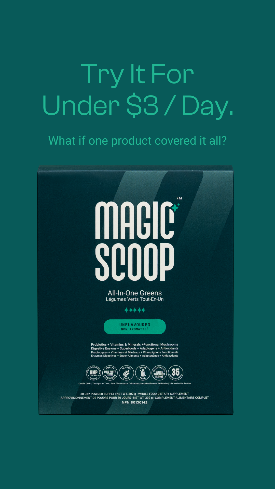 Magic Scoop Facebook ad