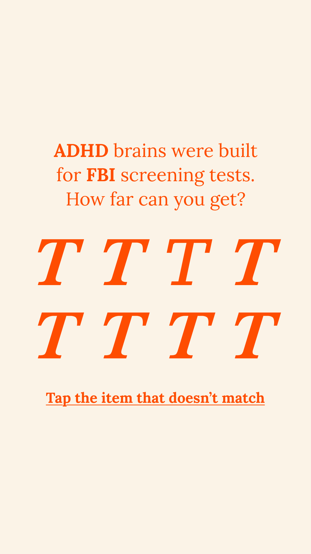 Brain Health Check Facebook ad