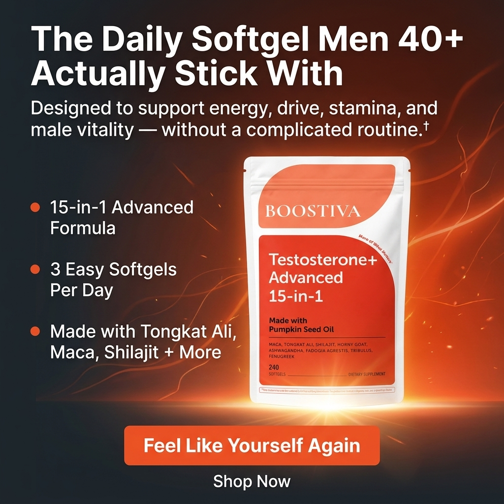 Try Boostiva Facebook ad: Get Your Edge Back, Without Injections