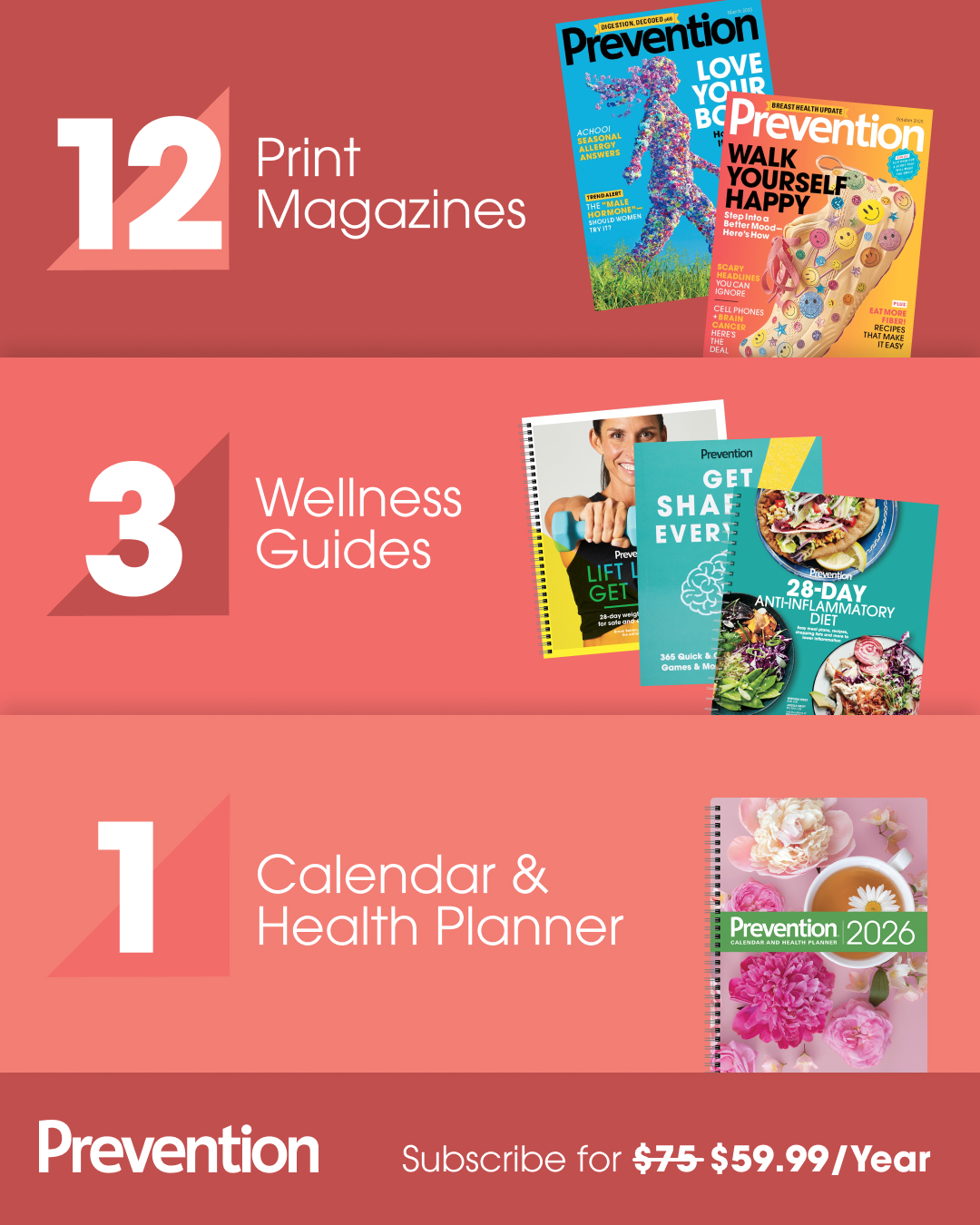 Prevention Magazine Facebook ad: Become a Member Today