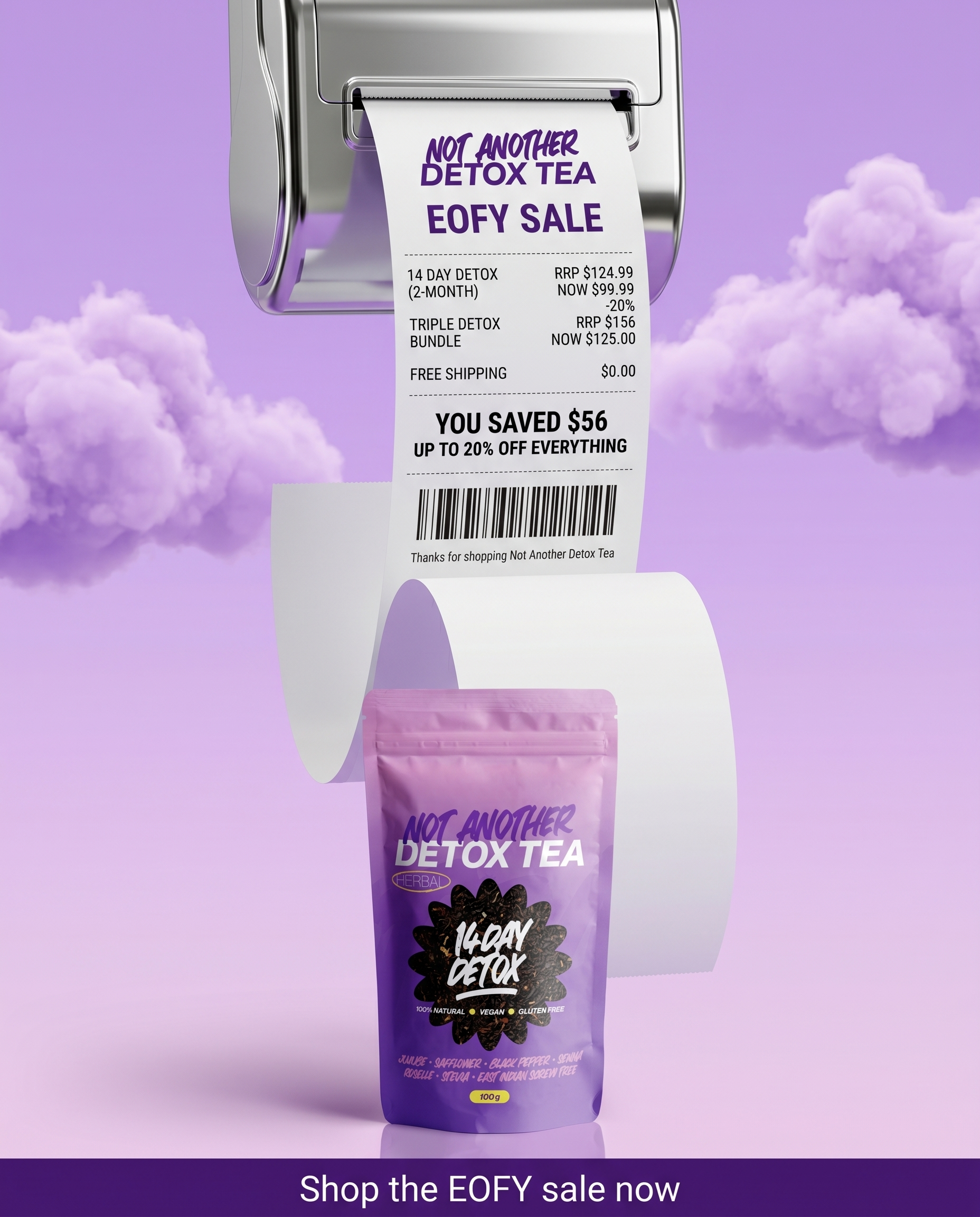 NA Detox Tea Facebook ad