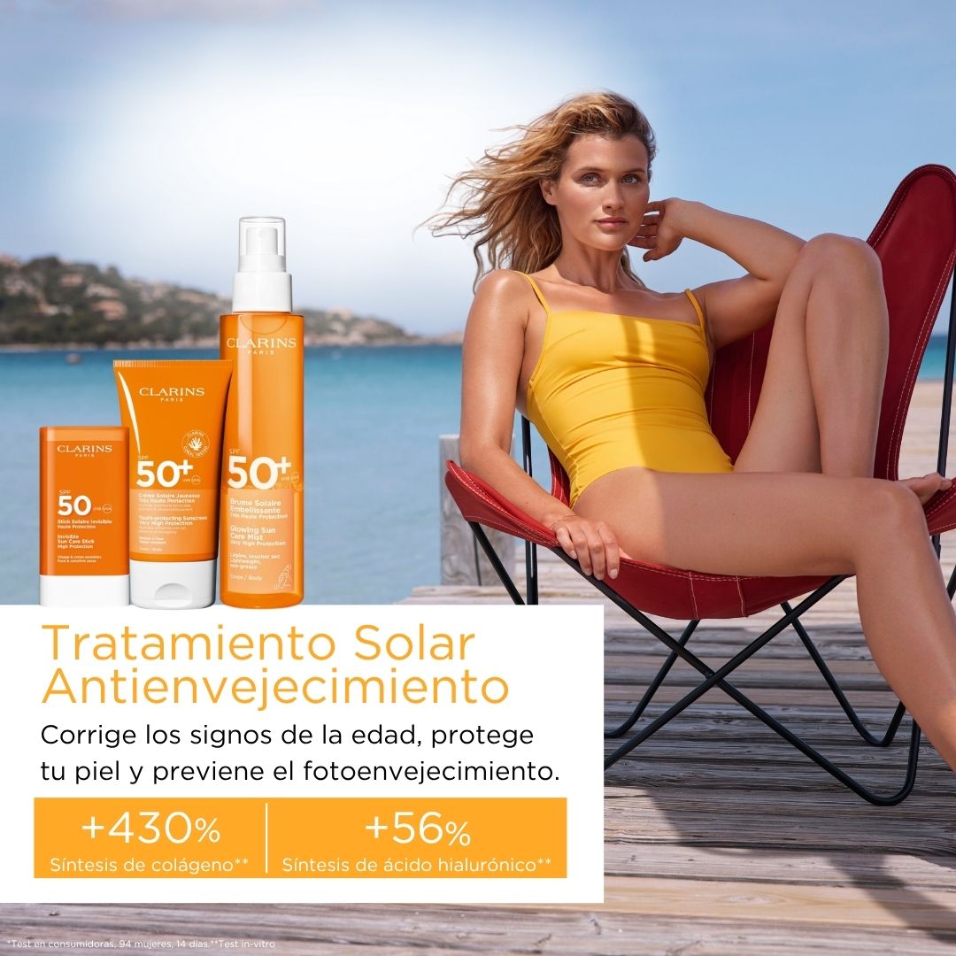 Clarins Facebook ad