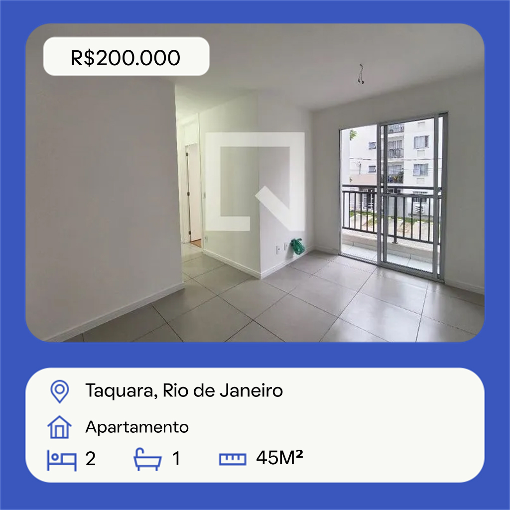 QuintoAndar Facebook ad: Encontre um lar para chamar de seu