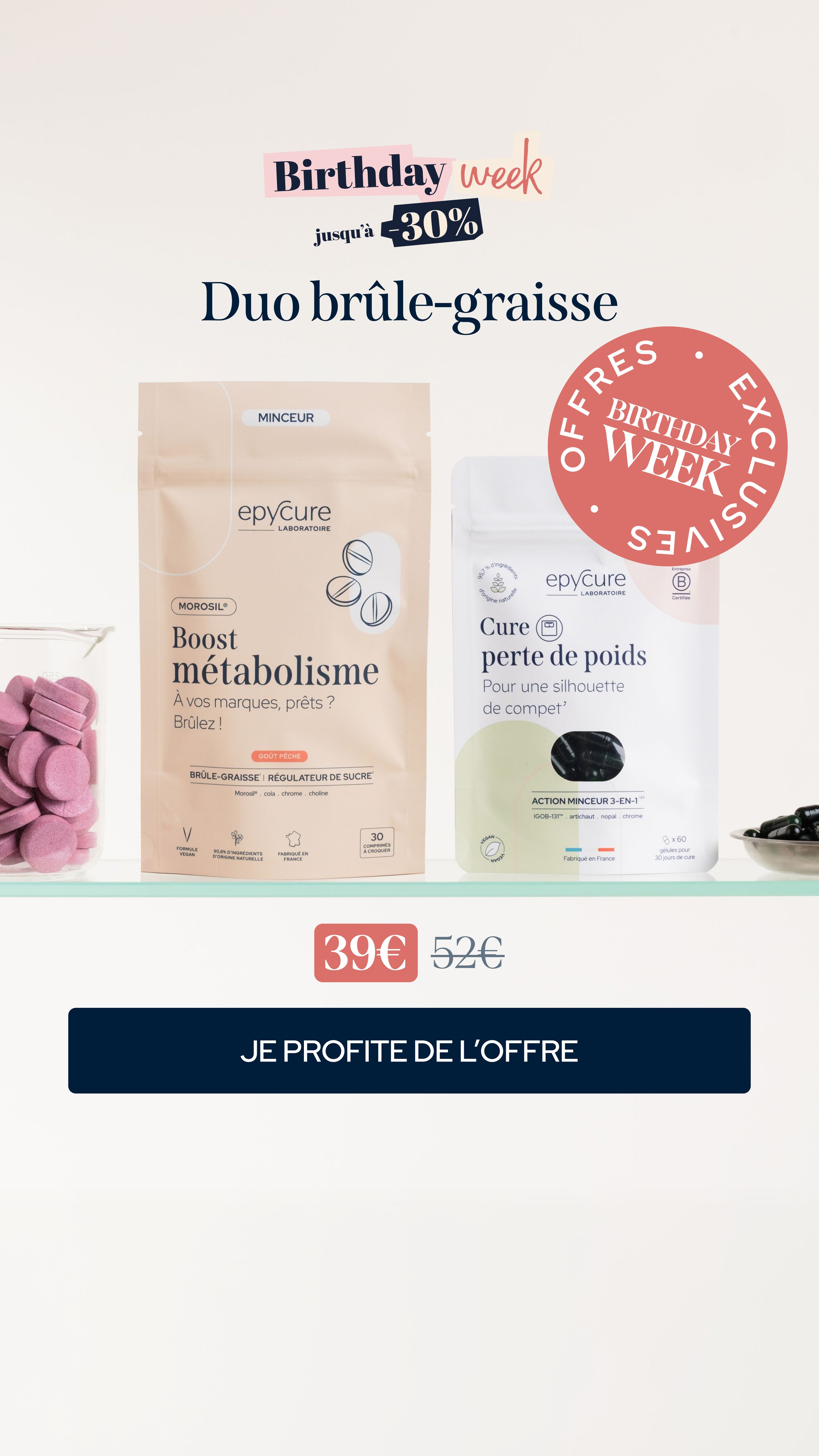 Epycure Facebook ad