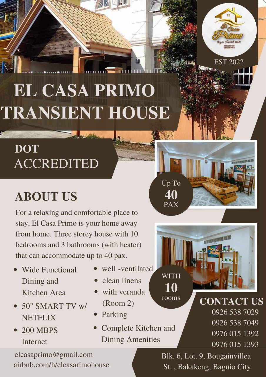 El Casa Primo Transient House Facebook ad