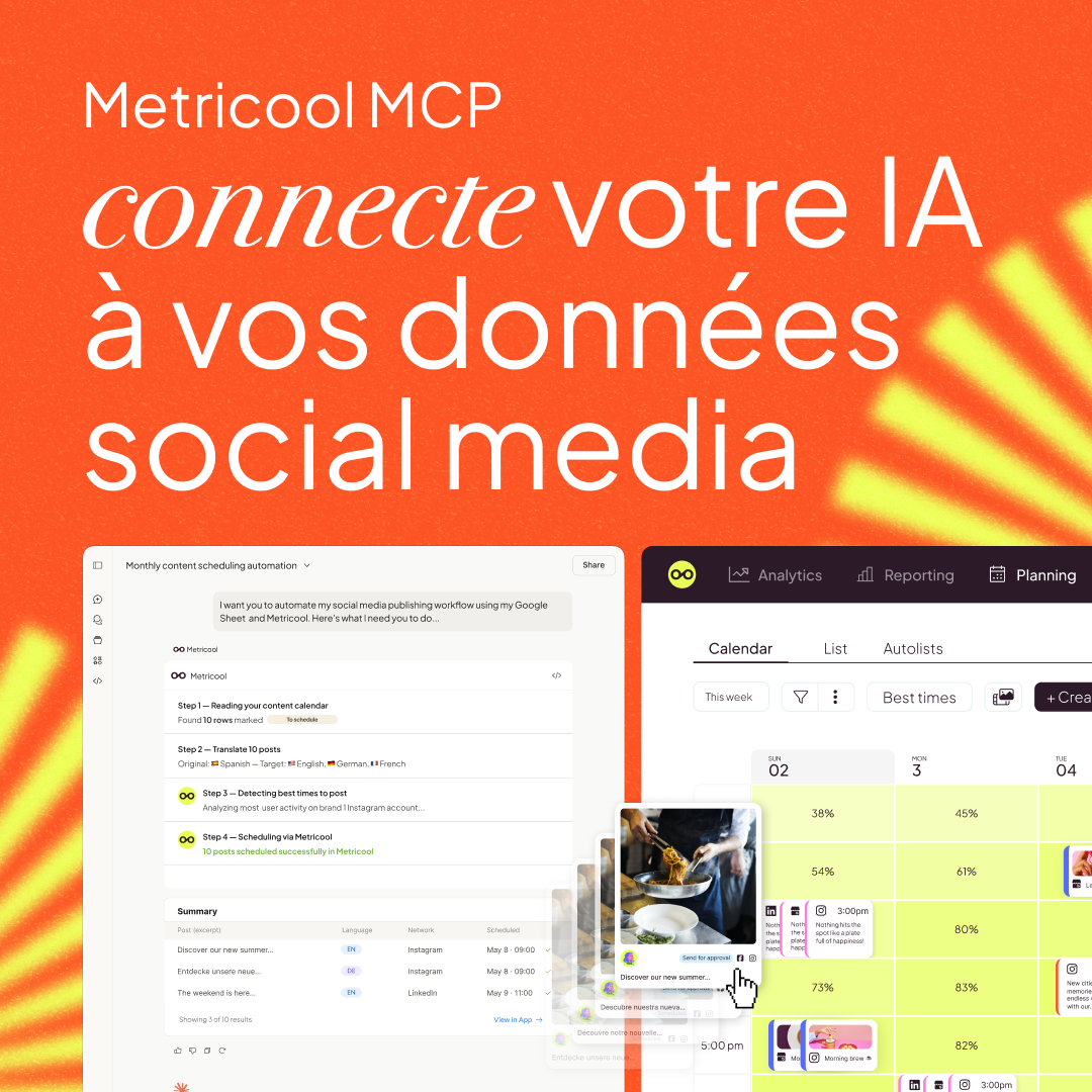 Metricool France Facebook ad