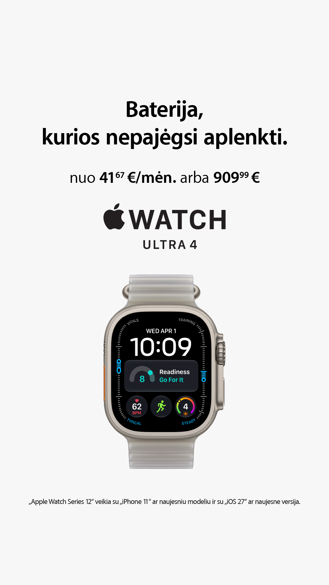 Elesen Facebook ad: Naujieji Apple Watch modeliai