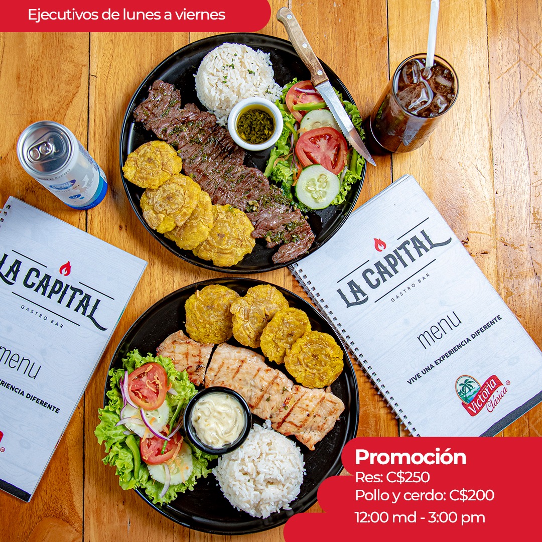 La Capital Facebook ad: ¡Almuerzos ejecutivos en La Capital!