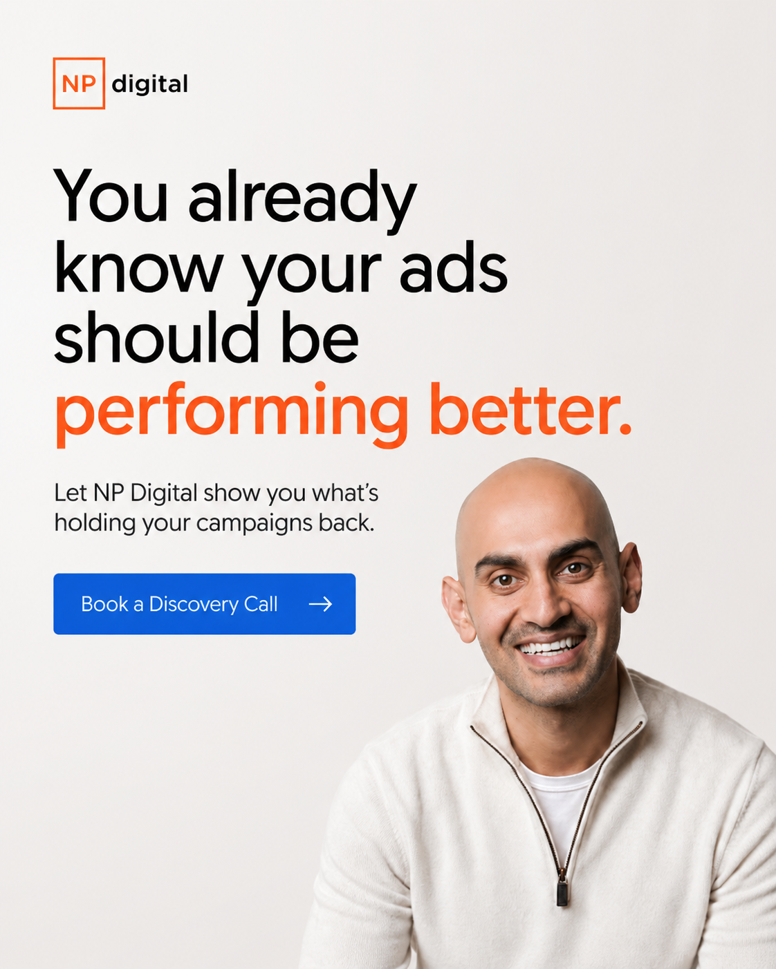 Neil Patel Facebook ad