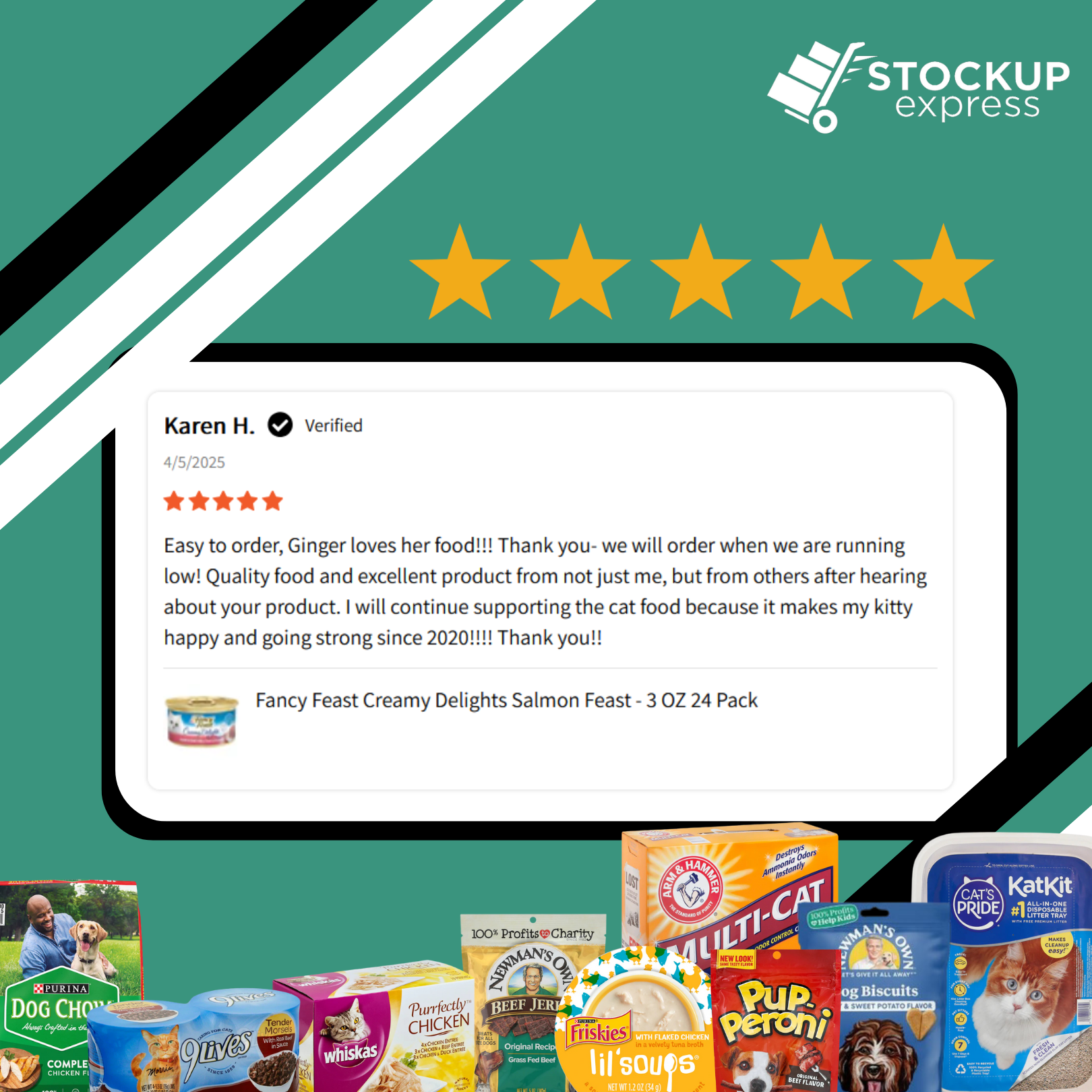 Stock Up Express Facebook ad
