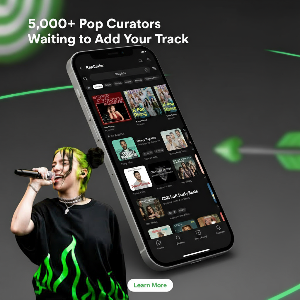 Playlist Booker Facebook ad
