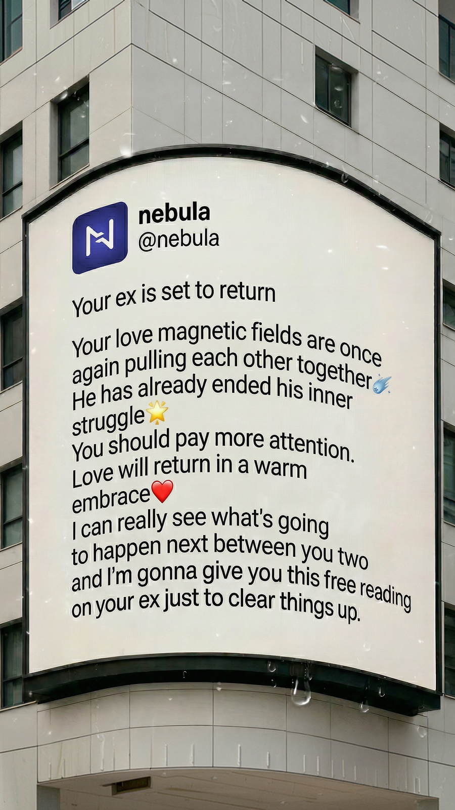 Your Relationship Advisor Facebook ad