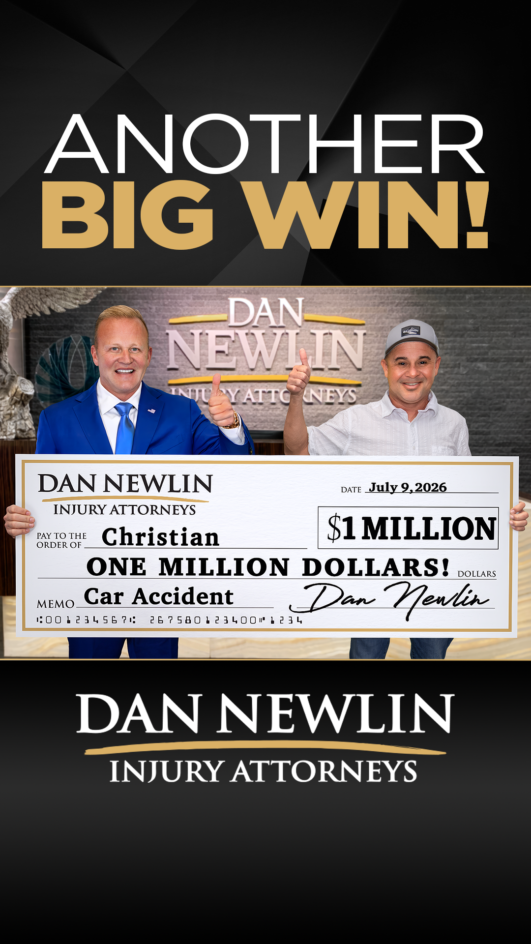 Dan Newlin Facebook ad: Car Accident Lawyers