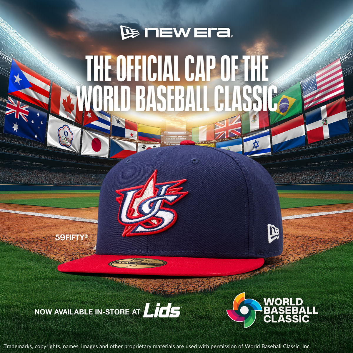 Lids Facebook ad: The New Era 59FIFTY-official cap of the World…