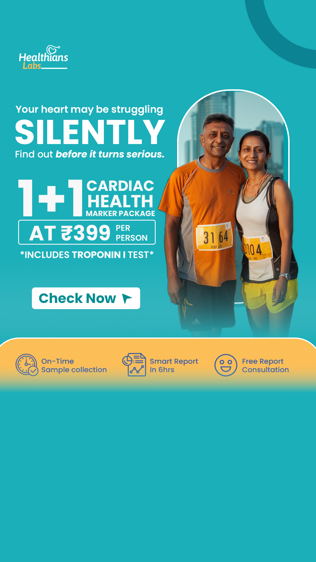 Healthians Facebook ad