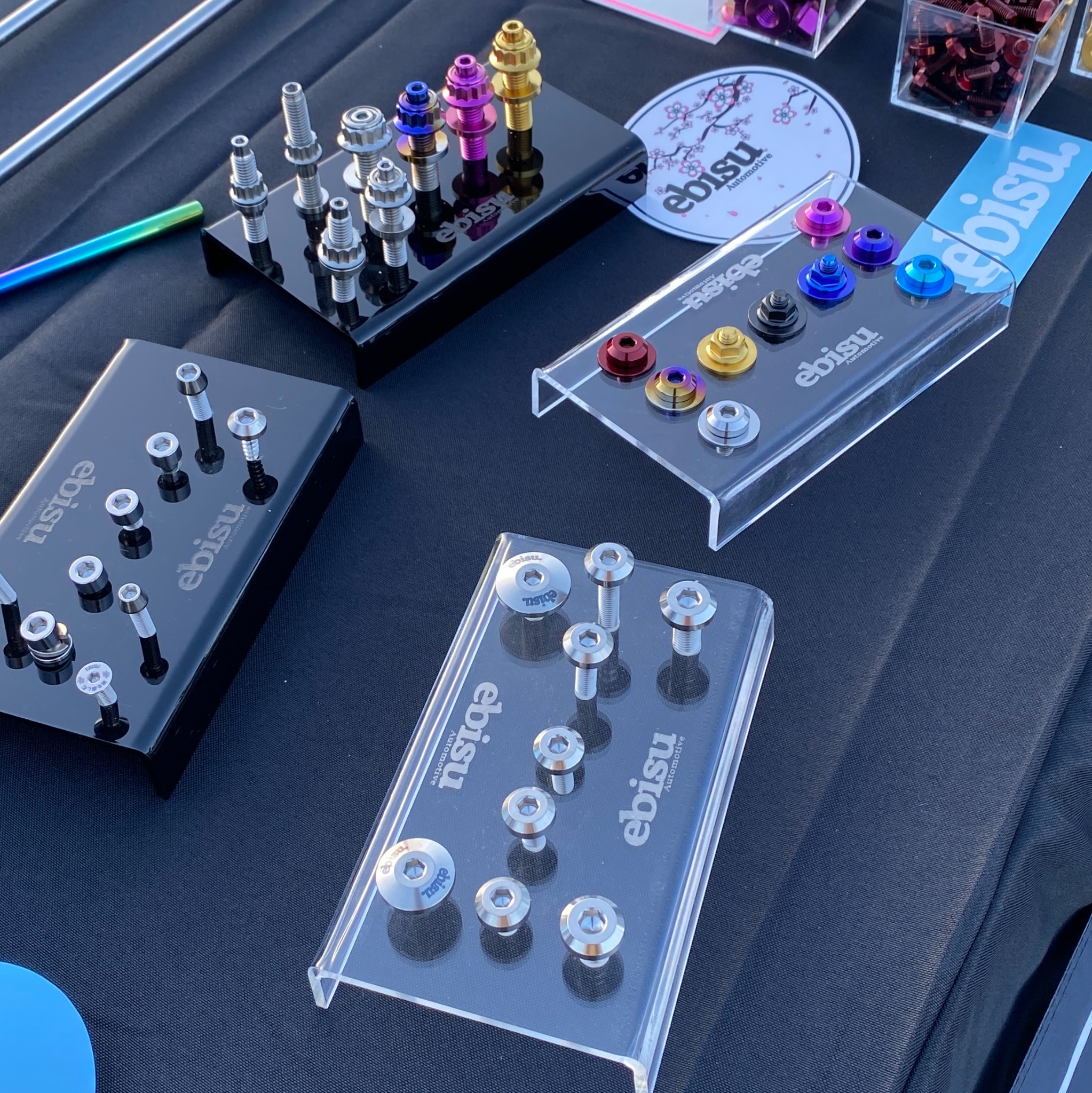 Ebisu Automotive Facebook ad: Elevate Your Project with Titanium Hardware, Don't Settle…