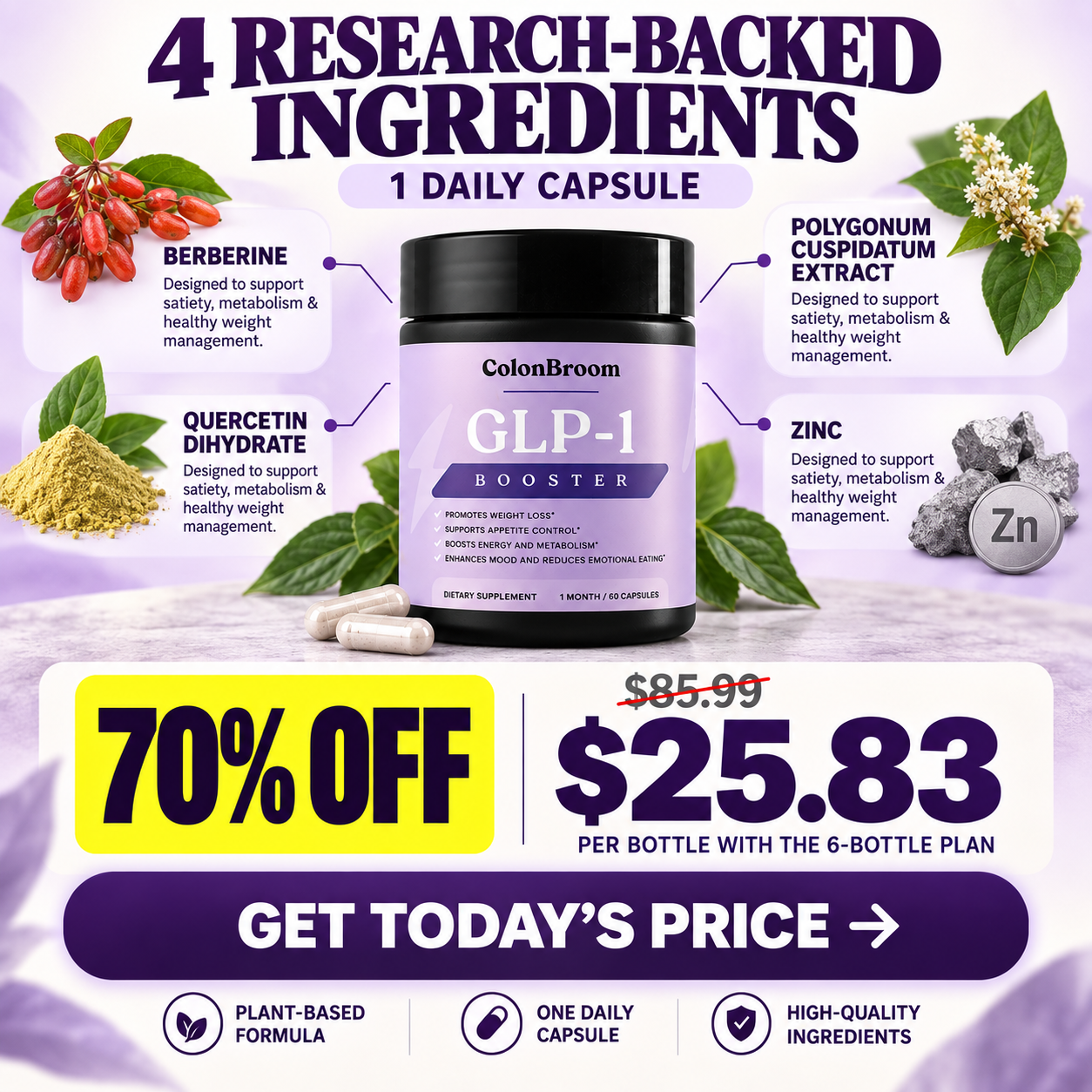 Wellness Hive Facebook ad: Skip the needle. Keep the results.