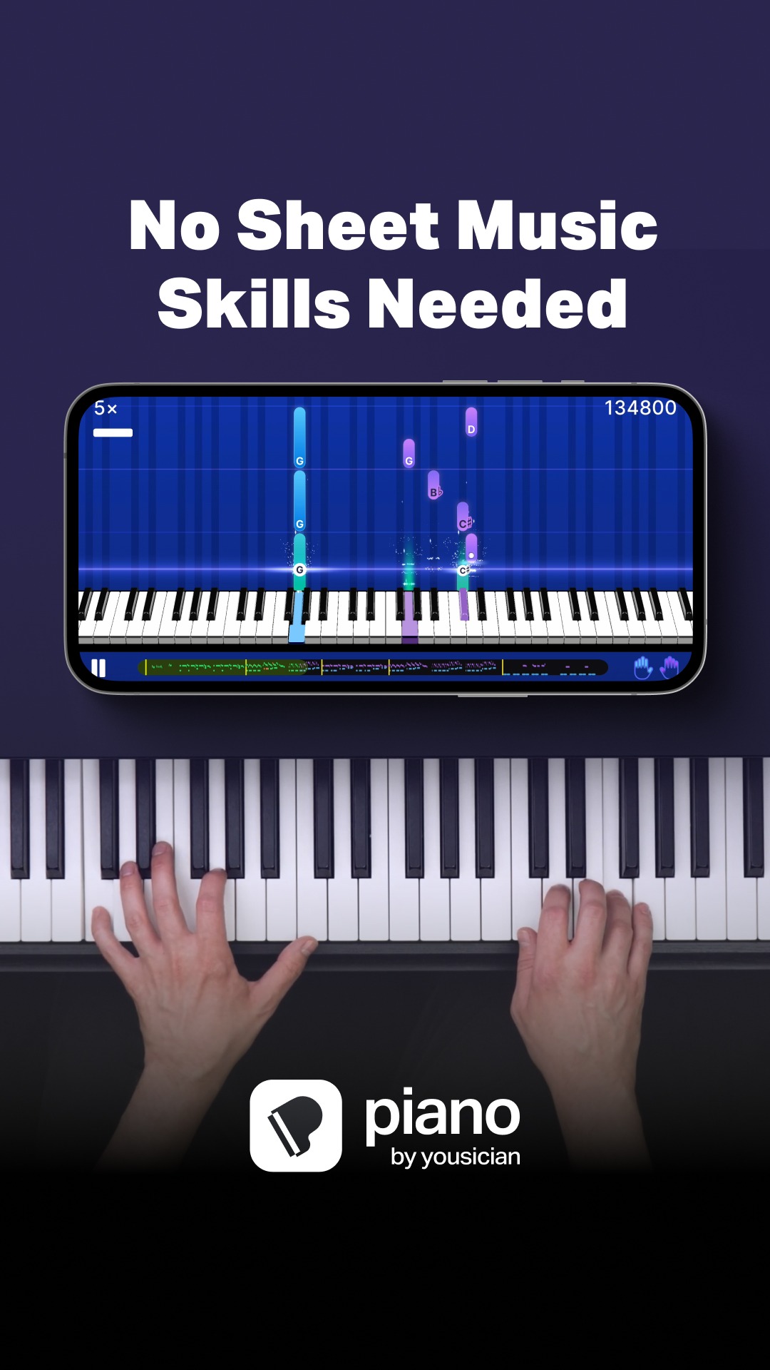 Yousician Facebook ad